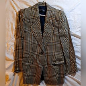 Linda Allard Ellen Tracy vintage wool cashmere blazer